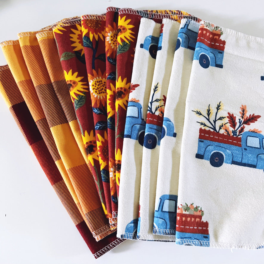 Servilletas de tela Colección Otoño 100% Algodón