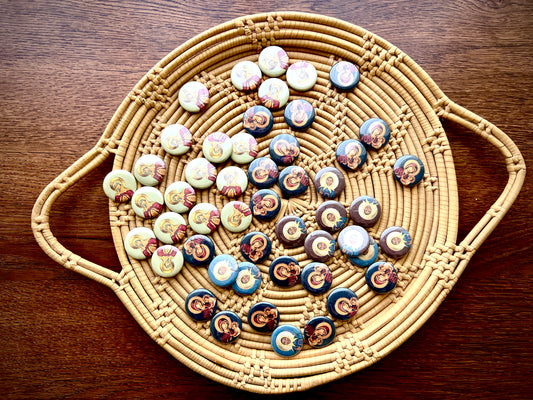 1" Pins of the Orthodox Saints