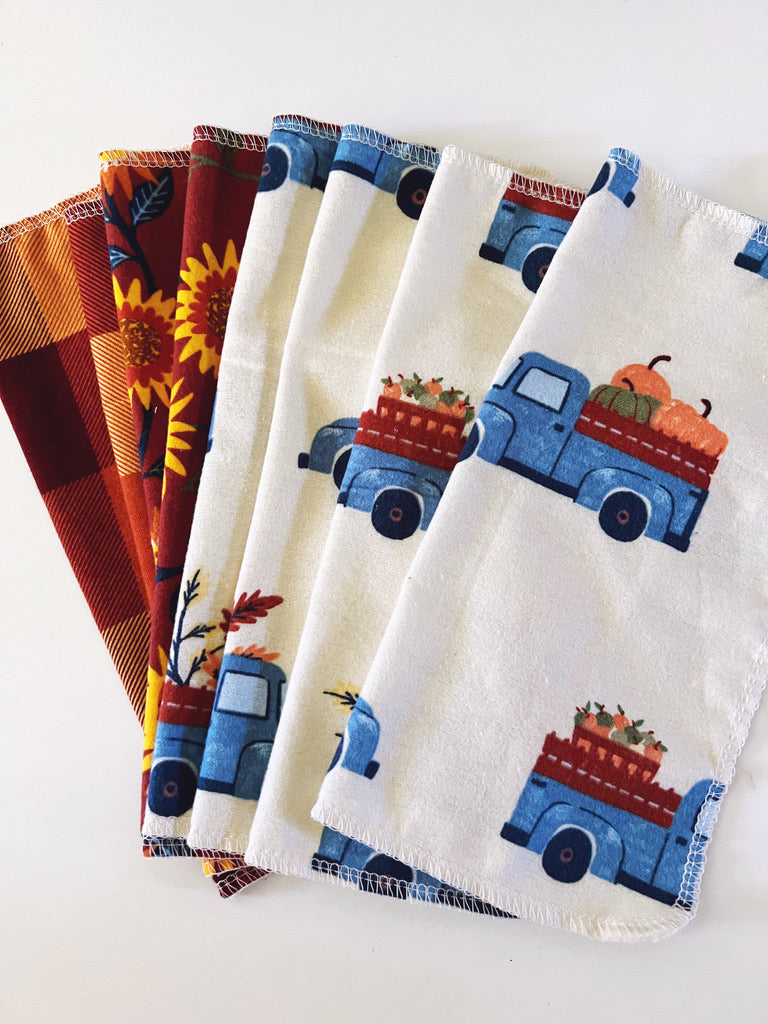 Servilletas de tela Colección Otoño 100% Algodón