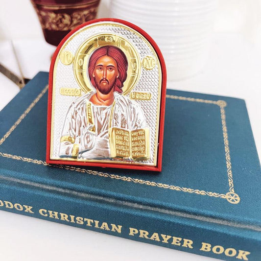 Icono de Cristo en la mesita de noche | Icono de viaje