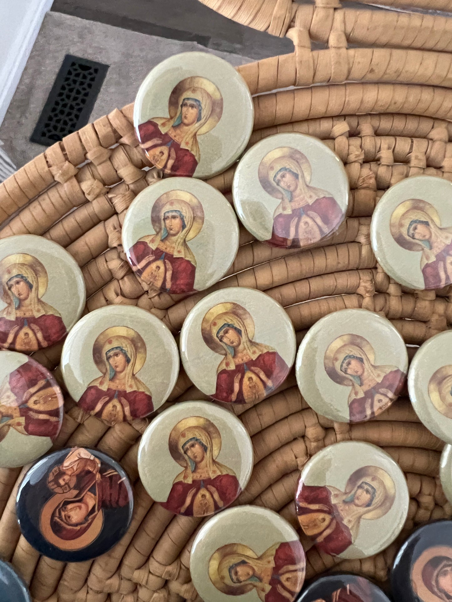 Épingles de 1" des saints orthodoxes
