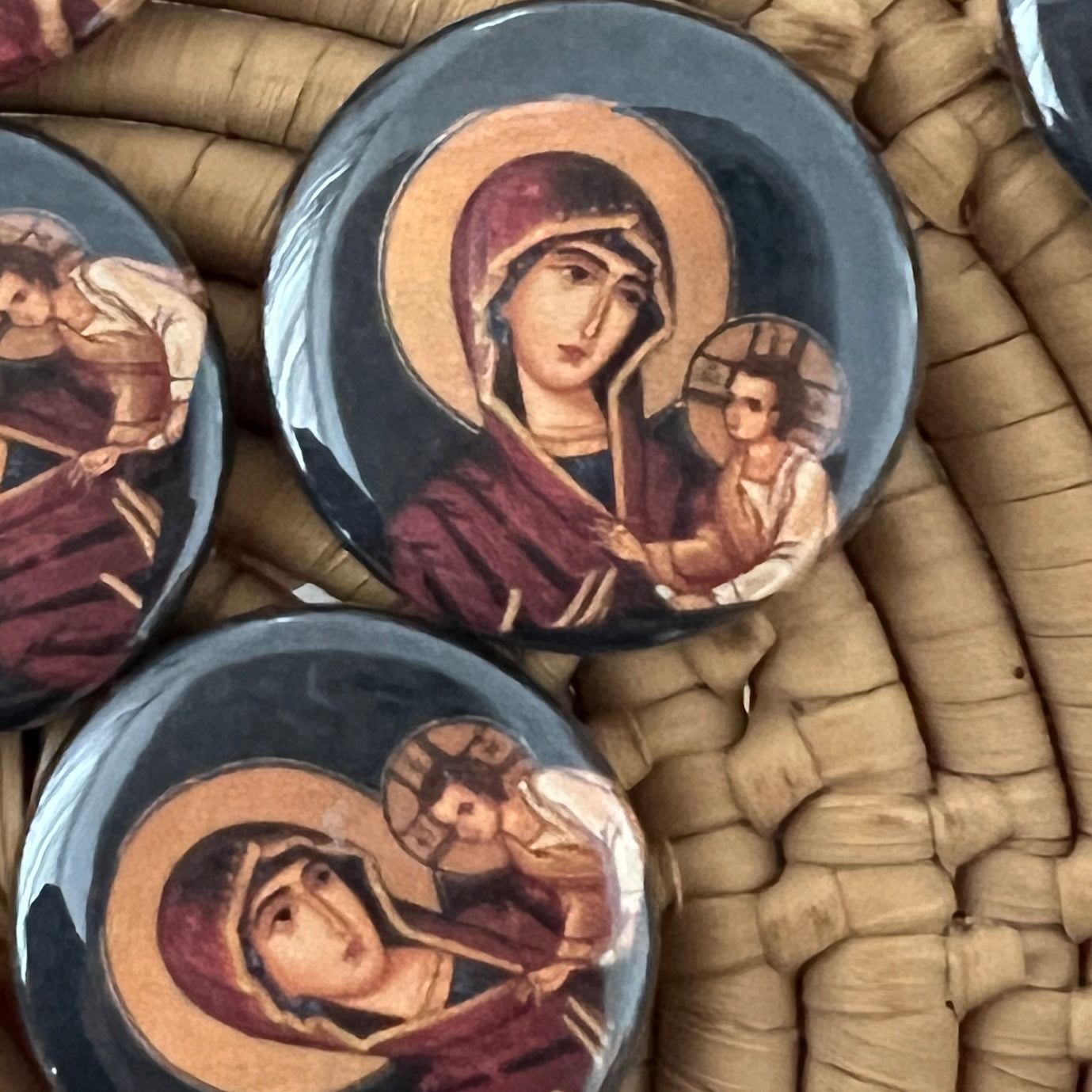 Épingles de 1" des saints orthodoxes