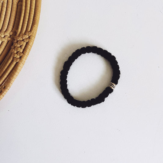 Black Wool 33 Knot Prayer Rope | Komboskini | Chotki