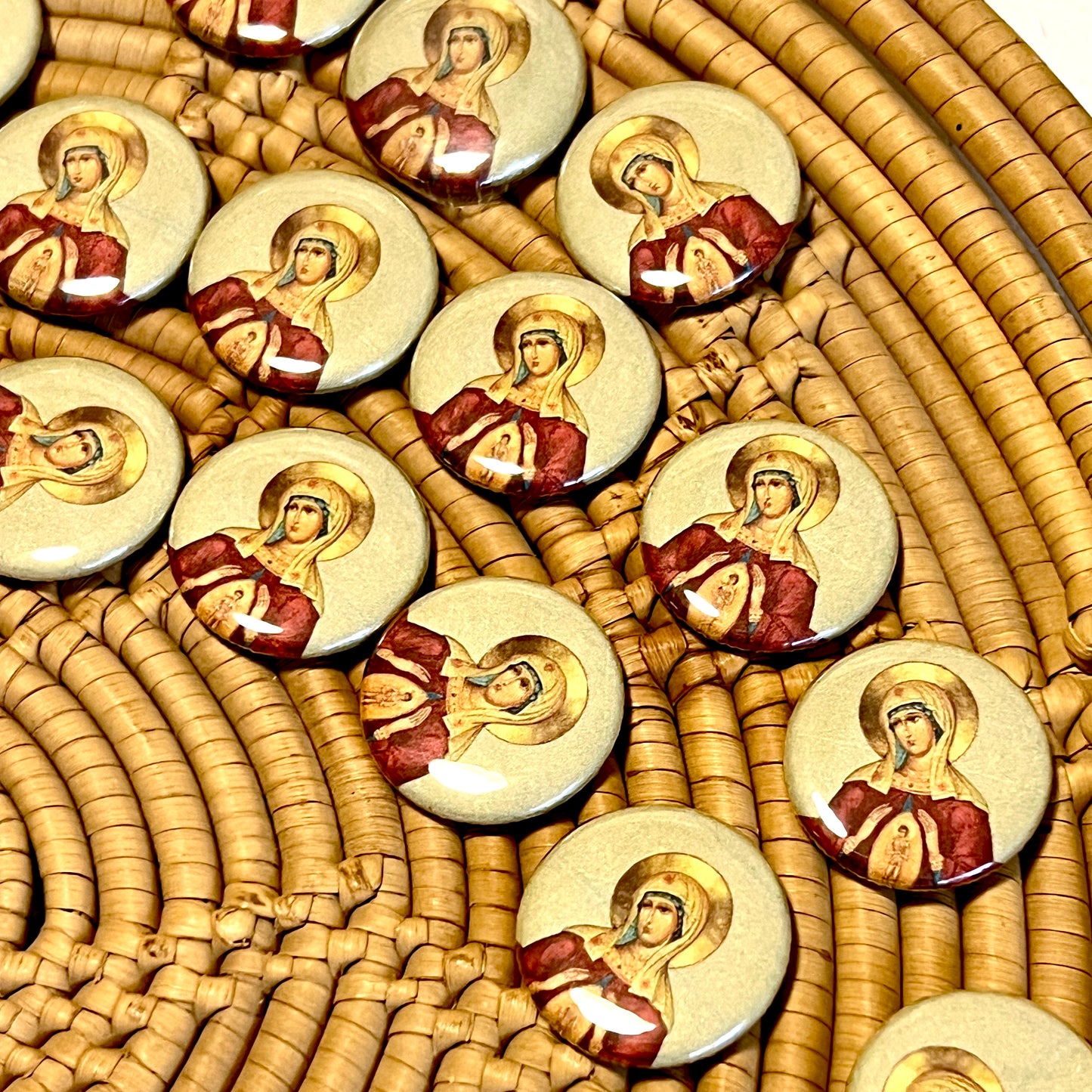 Épingles de 1" des saints orthodoxes